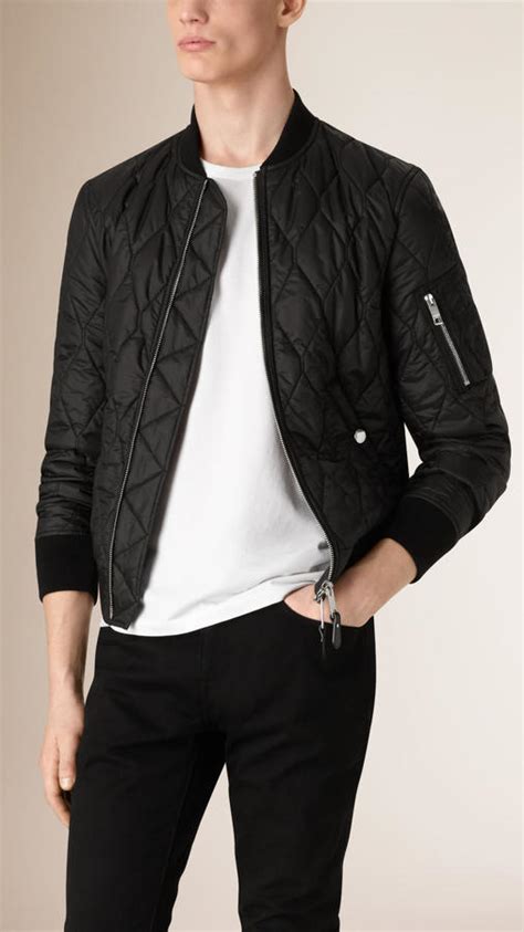 burberry lightweight quilted bomber jacket|Burberry nylon bomber jacket.